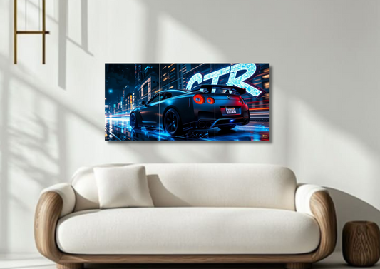 GTR Night // Split Poster // A4 & A3