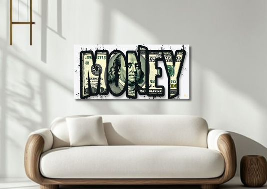 Money Poster // split poster // A4 and A3