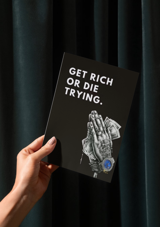 Rich or die // poster // a4 and a3