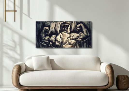 Classic Strength Poster // split poster // A4 and A3