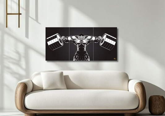 Gym Select Poster // split poster // A4 and A3