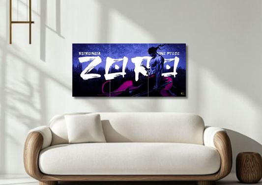 Zoro Poster // split poster // A4 and A3
