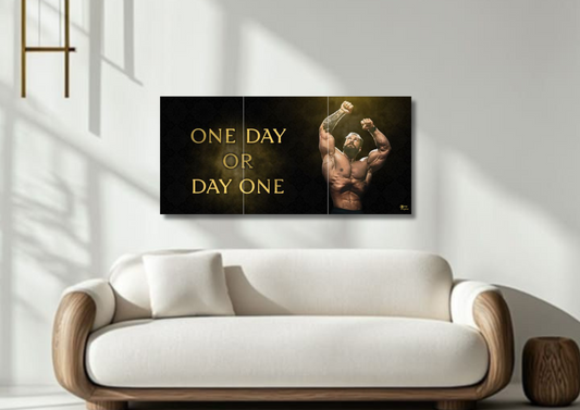 One Day Poster // split poster // A4 and A3