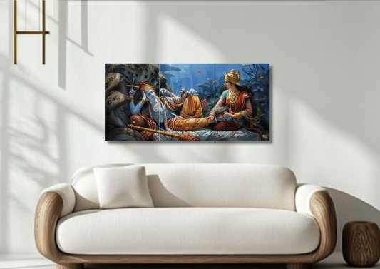 Lord Krishna // split poster // a4 and a3