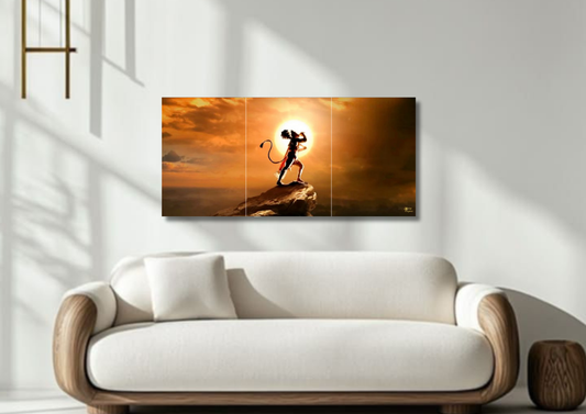 Lord Hanuman // split poster // a4 and a3