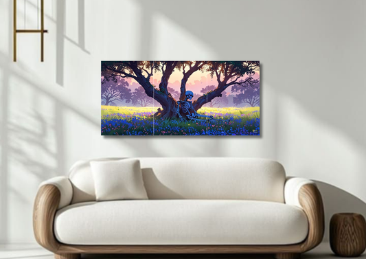 Fantasy Tree Glow Poster // Split Poster // A4 and A3