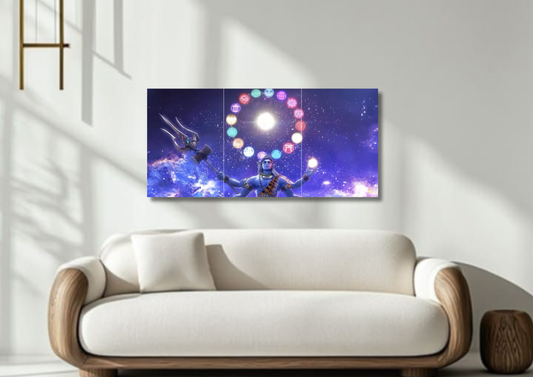 Cosmic Meditation Poster // Split Poster // A4 and A3