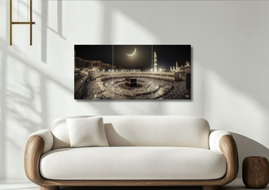 Mecca Masjid Poster // Split Poster // A4 and A3