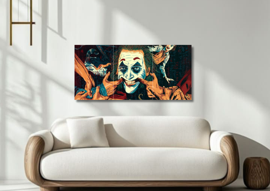 Joker Face Poster // Split Poster // A4 and A3