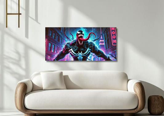 Venom Wall Art // split poster // a4 and a3
