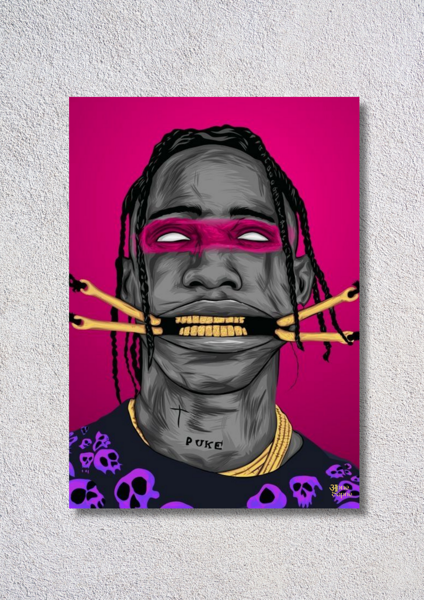 Neon Rebel // poster // a4 and a3