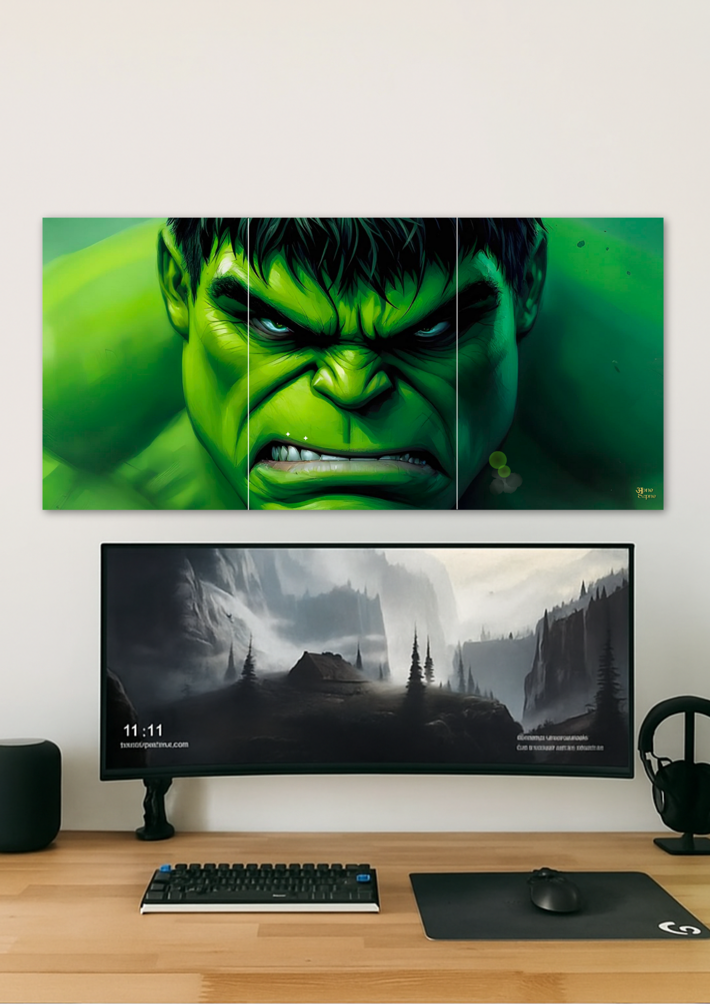 Hulk Wall Art // poster // a4 and a3