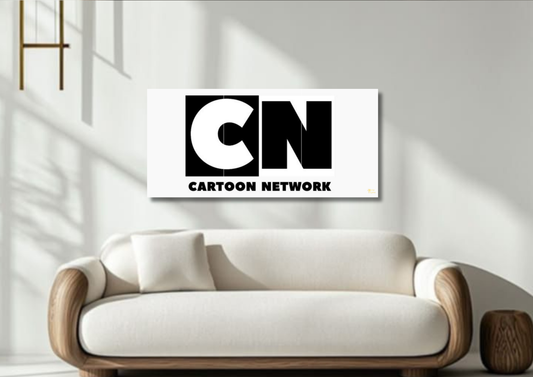 Cartoon Network Logo Poster // Split Poster // A4 and A3