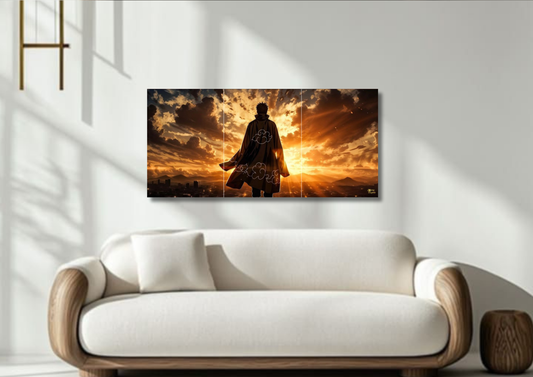 Warrior Sunset Poster // Split Poster // A4 and A3