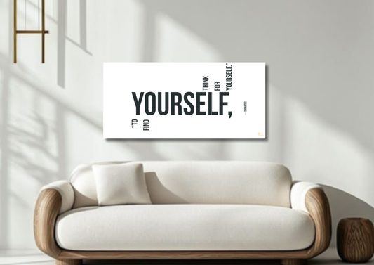 Believe in Yourself Poster // Split Poster // A4 and A3