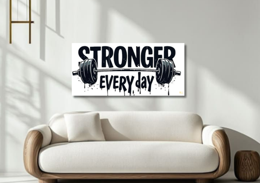 Stronger Everyday Poster // Split Poster // A4 and A3