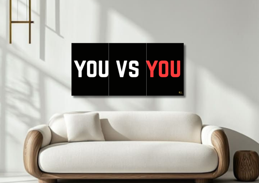 You vs You Poster // Split Poster // A4 and A3