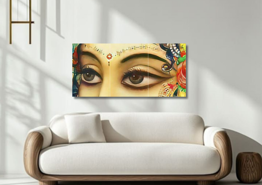 Radha's Eyes Poster // Split Poster // A4 and A3