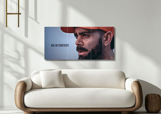 Virat Kohli Poster // Split Poster // A4 and A3