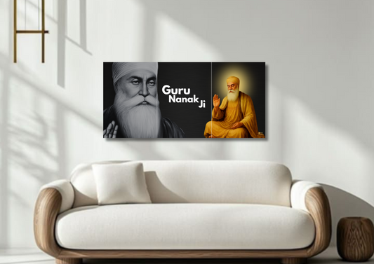 Guru Nanak Ji Poster // Split Poster // A4 and A3