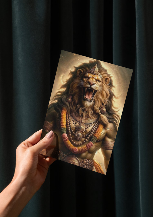 Lord Narsimha // poster // a4 and a3
