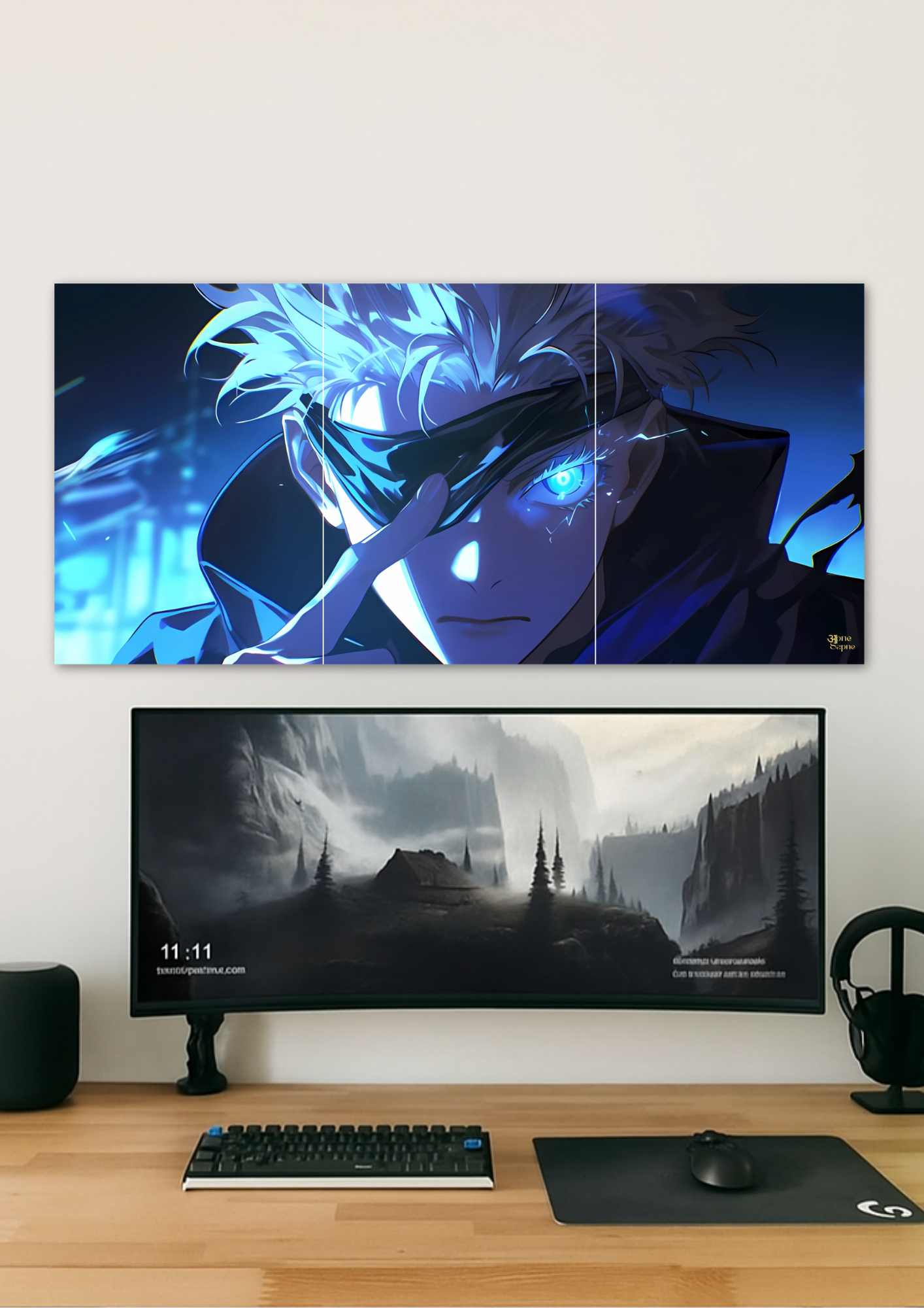 Gojo Satoru // split poster // a4 and a3