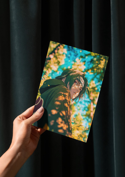 Itachi Uchiha Forest Aesthetic Anime // Poster // a4 and a3
