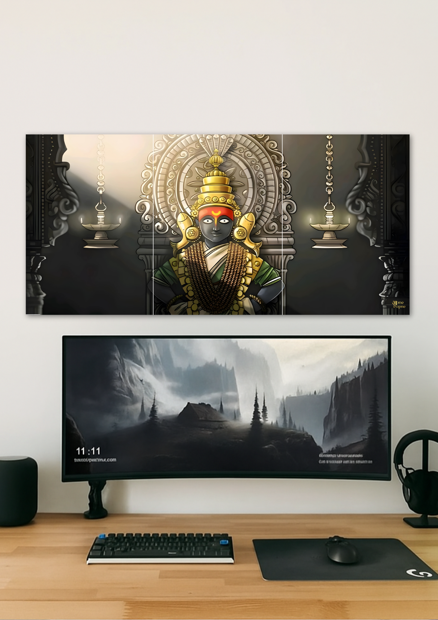Lord Vitthal // split poster // a4 and a3