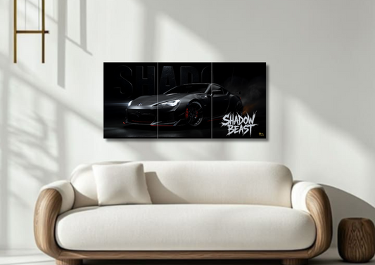 Toyota GT86 // split poster // a4 and a3