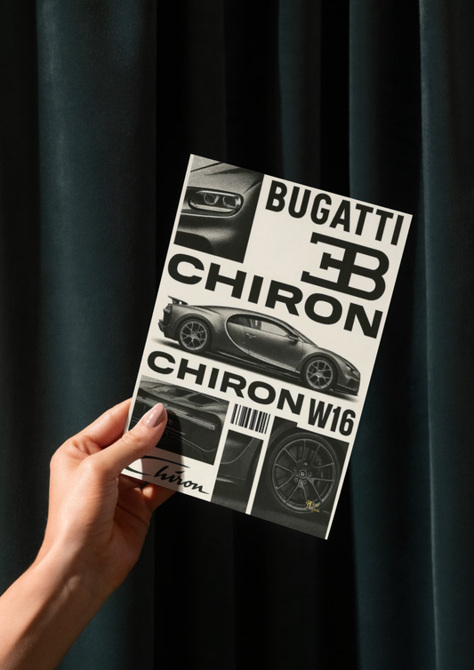 Bugatti Chiron // posters // a4 and a3