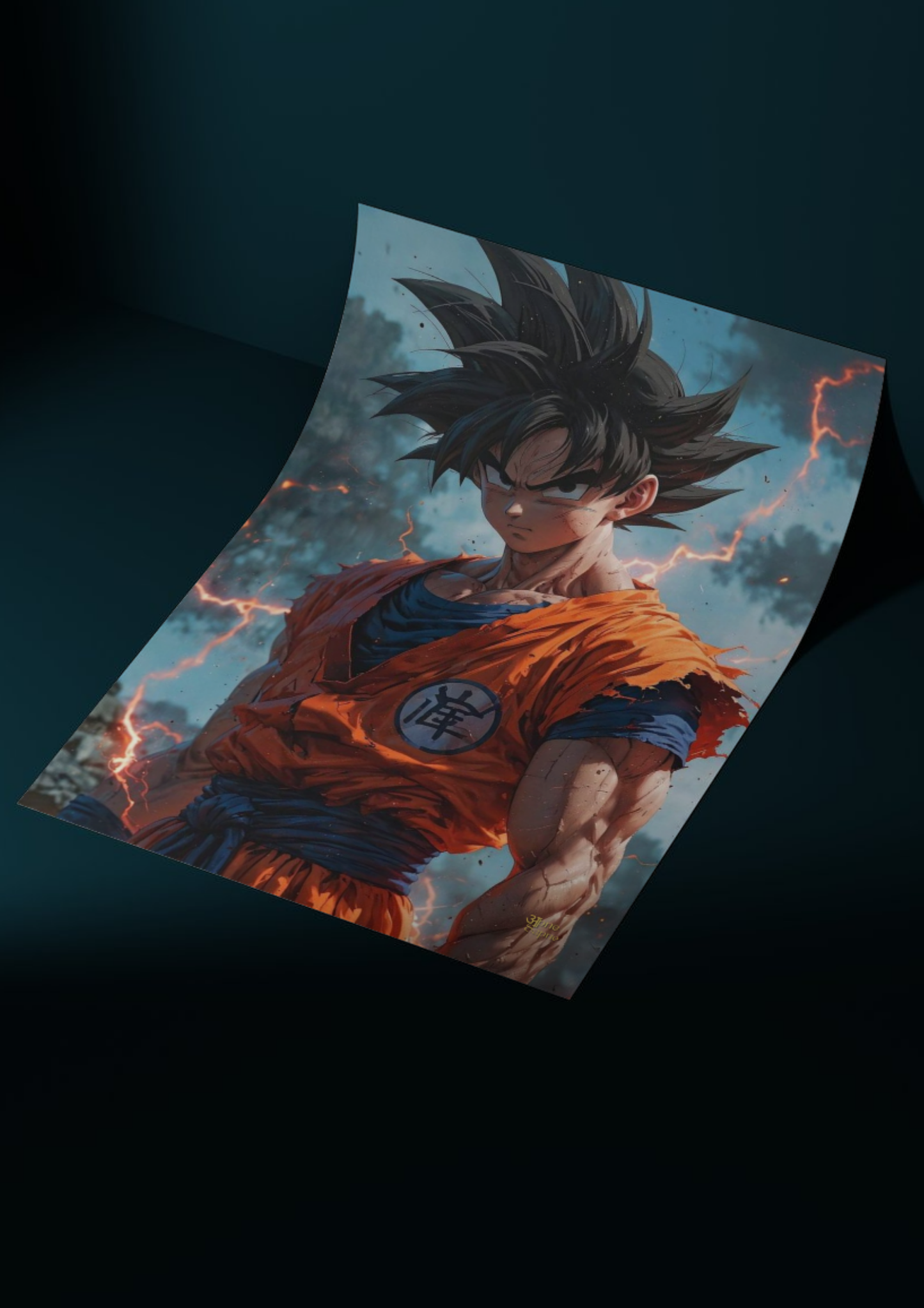 Goku anime // poster // a4 and a3