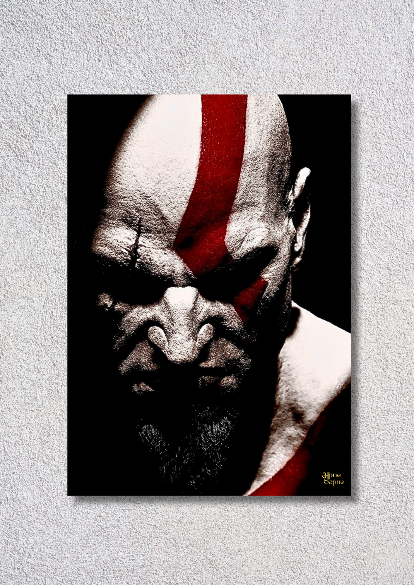Kratos Close-up – // poster // A4 and A3