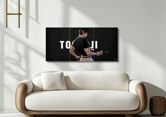 TOJI With Katana // split poster // a4 and a3