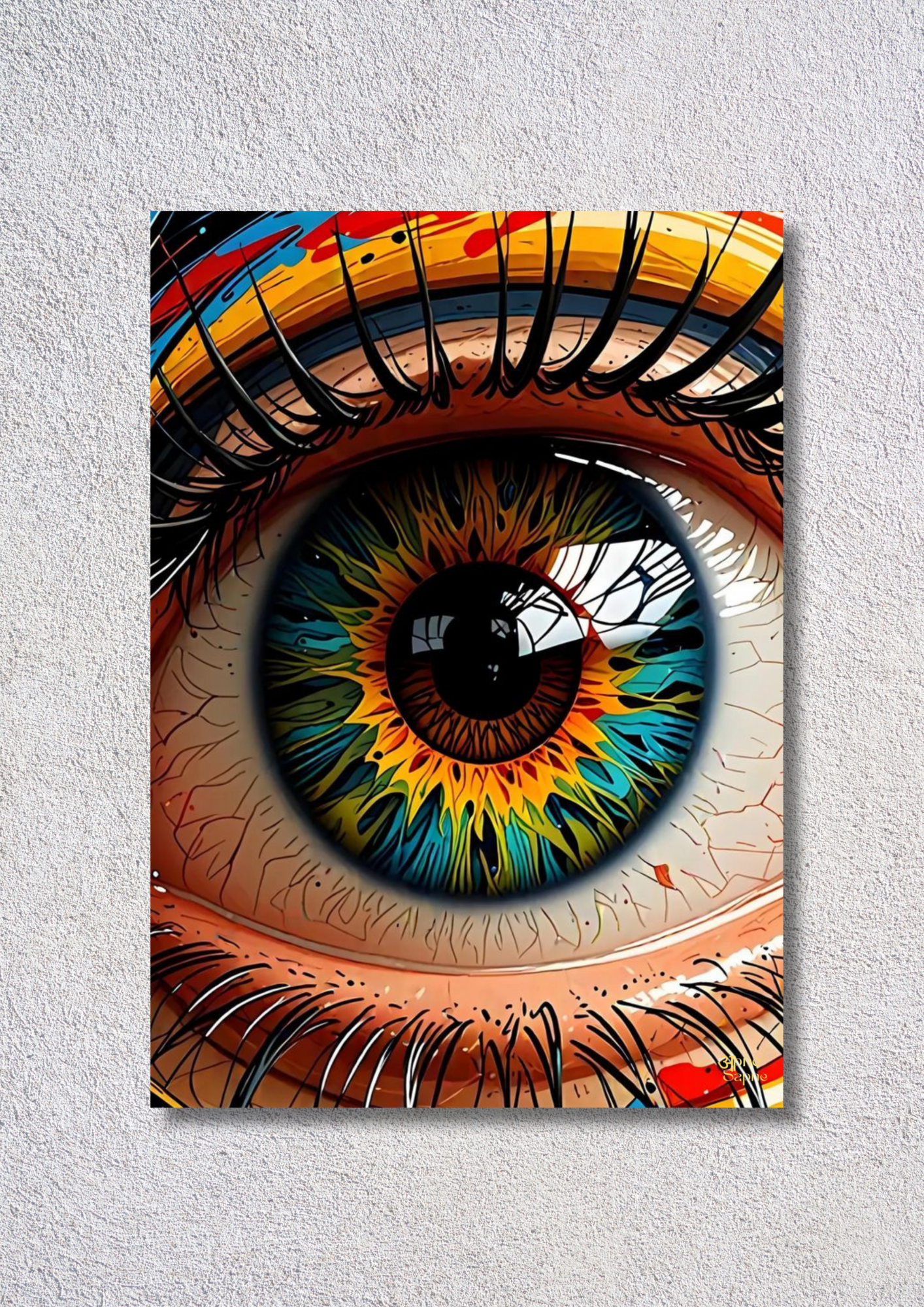 Eye Closeup – // poster // A4 and A3