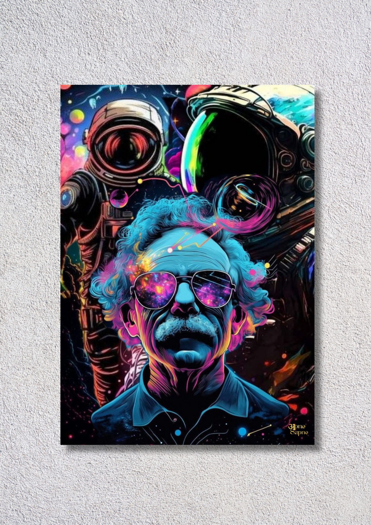 Neon Skull – // poster // A4 and A3