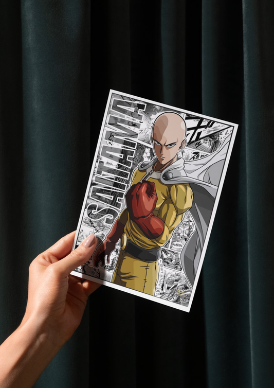 Saitama // poster // a4 and a3