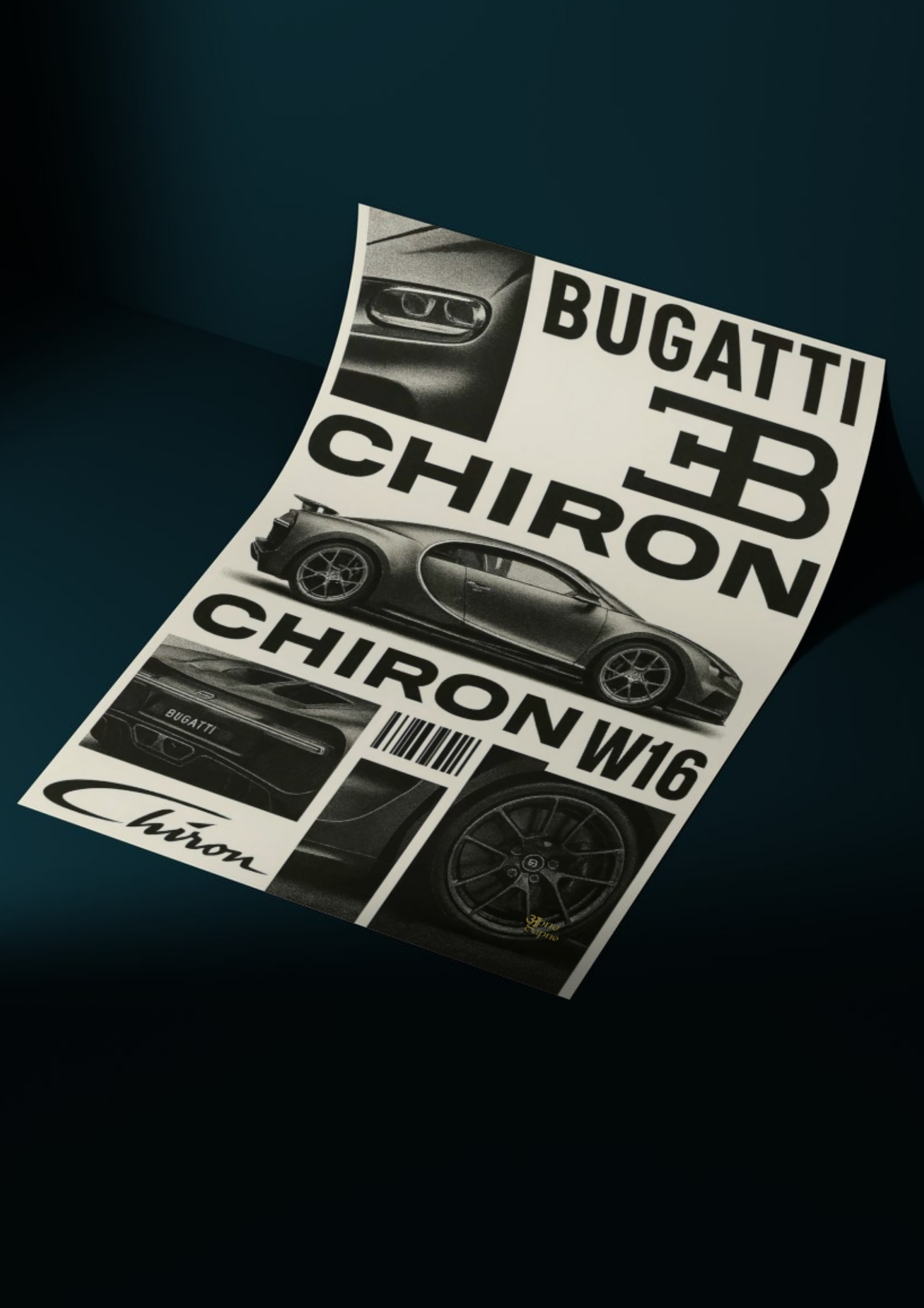 Bugatti Chiron // posters // a4 and a3