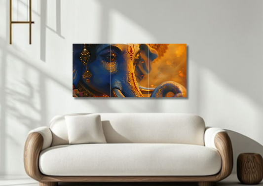 Lord Ganesha // split poster // a4 and a3