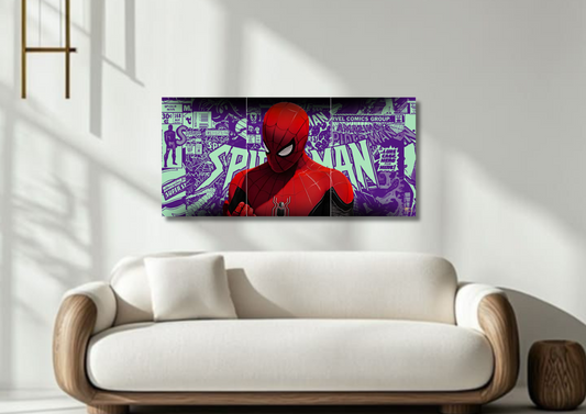 Spider-Man // split poster // a4 and a3