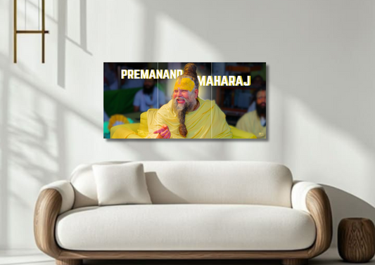 Premanand Maharaj // split poster // a4 and a3