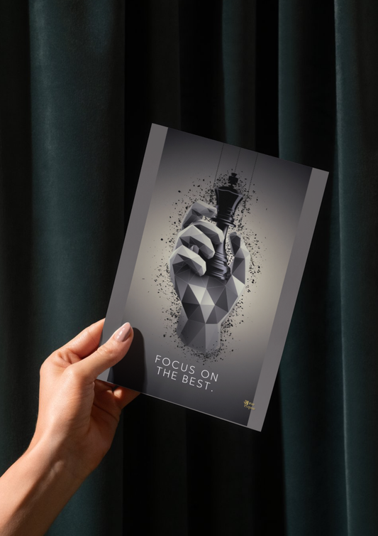 Focus on the best // poster // a4 and a3