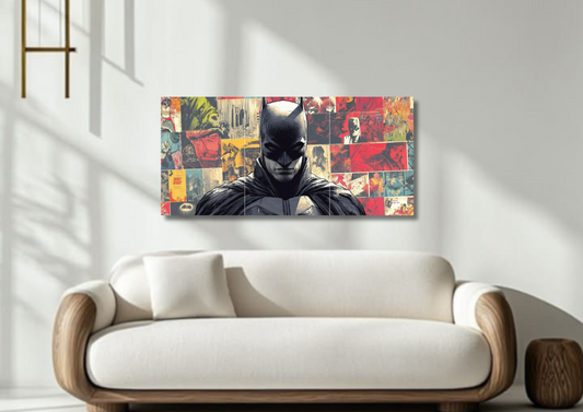 Bat Man bold // split poster // a4 and a3