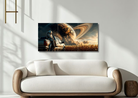 Sci-Fi Planet // Split Poster // A4 and A3