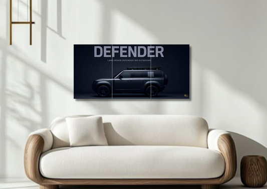 Defender Car // split poster // a4 and a3