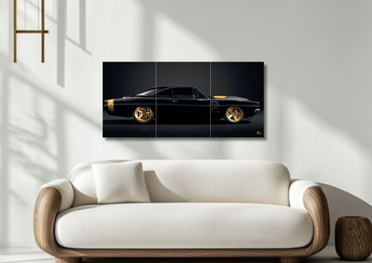 Muscle Car // split poster // a4 and a3