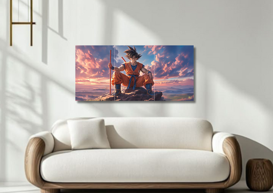 Goku // Split Poster // A4 and A3