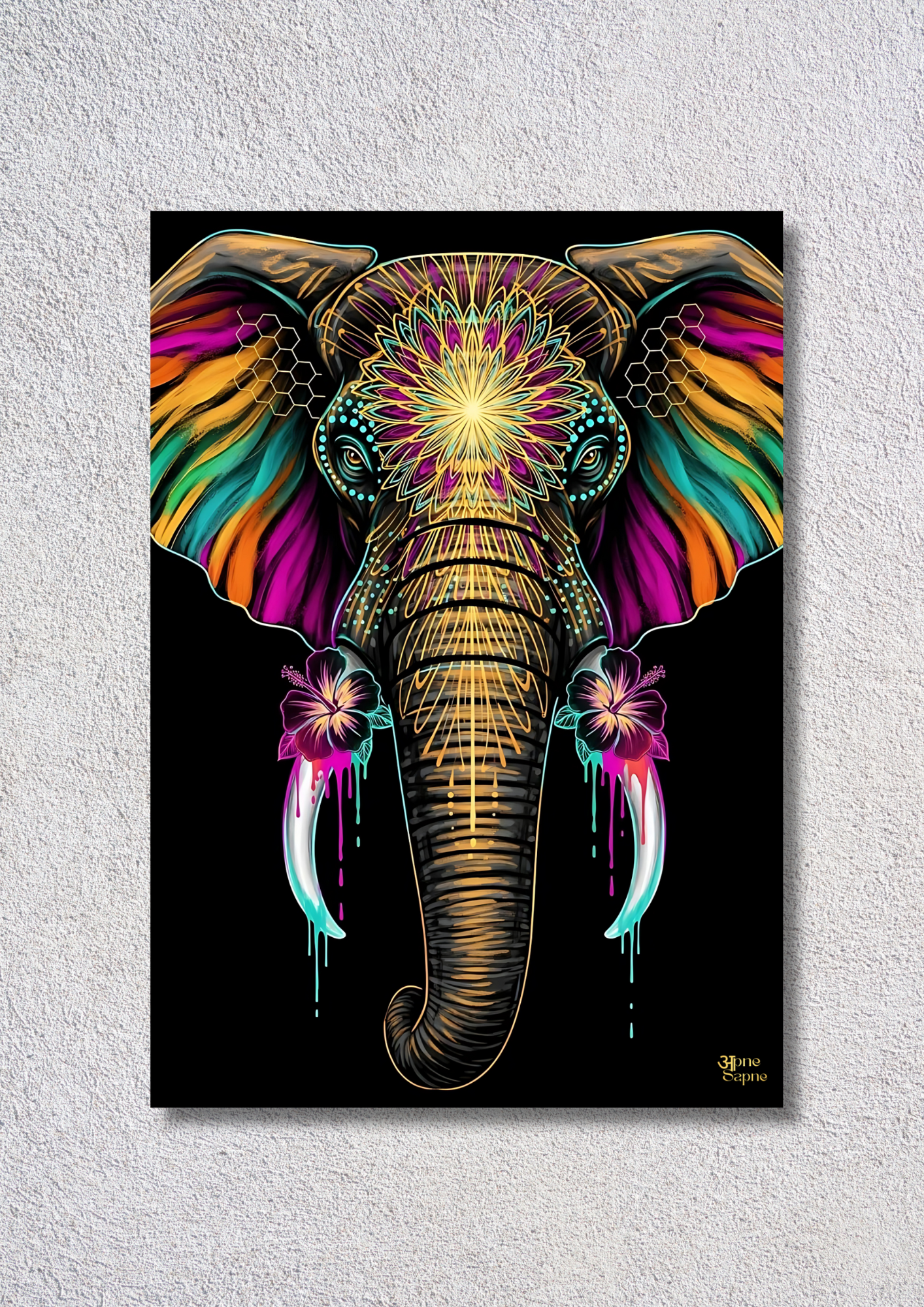 Unique Elephant // poster // a4 and a3