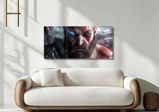 Dark Warrior // Split Poster // A4 and A3