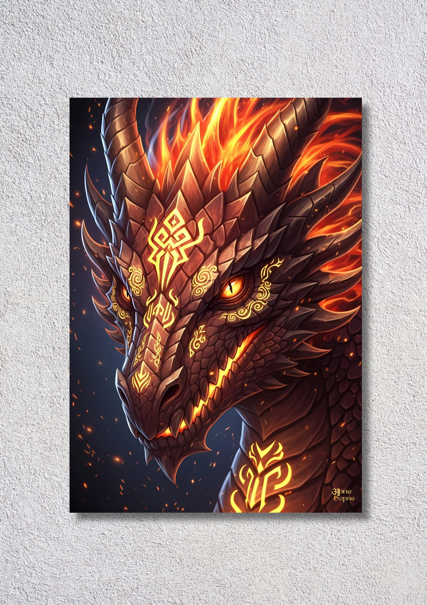 Dragon // poster // a4 and a3