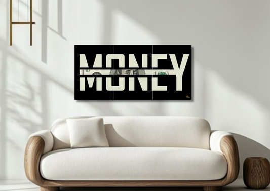 Money // split poster // a4 and a3